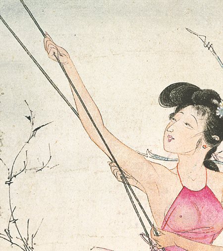 梨树-胡也佛的仕女画和最知名的金瓶梅秘戏图